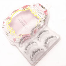 Hot selling Sharpened by hand Natural long Tapered false strip eyelashes SG18